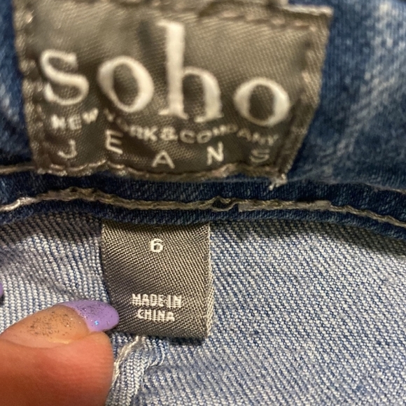 Soho Patchwork Short Jeans - Picture 5 of 5